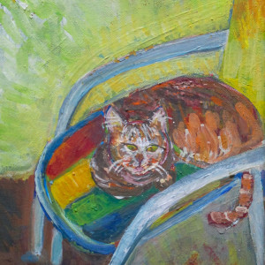 kleiner liebling 17 5x24ei tempera