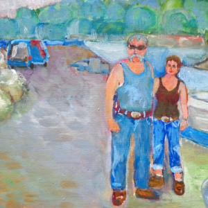 liebespaar 2 tempera