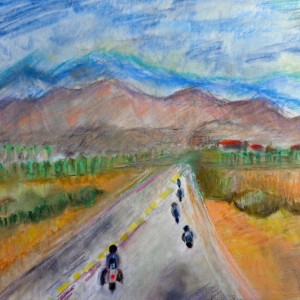 route 66 24x30 pastell