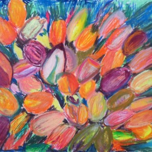 tulpentraum 24x29 pastell